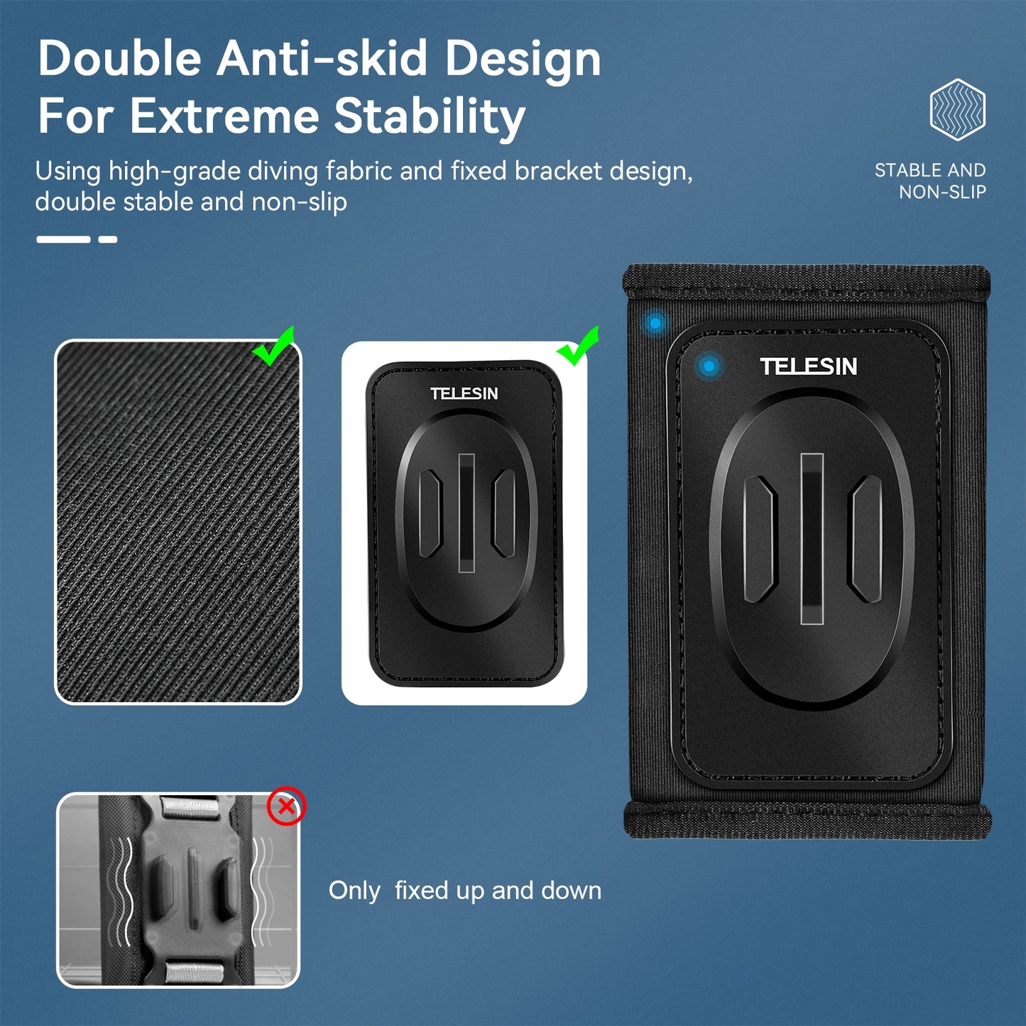 TELESIN 360° Rotation Backpack Strap Mount for Hero 13 12 11 10 9 8 7 6 5 Insta360 SJCAM EKEN DJI Osmo Action Accessories