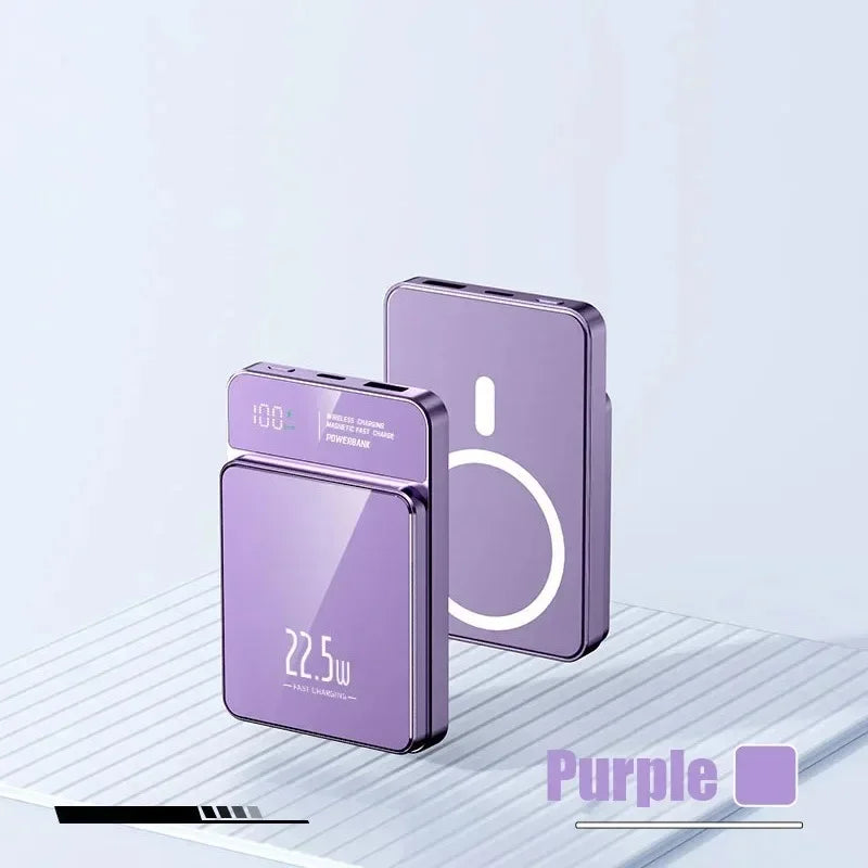 Portable 50000Mah Macsafe Magnetic Power Bank Fast Wireless