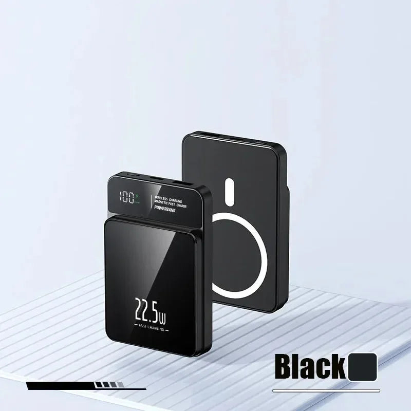 Portable 50000Mah Macsafe Magnetic Power Bank Fast Wireless