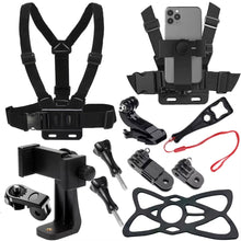 Chest Strap Mount Belt for Mobile Phone Iphone 14 Holder Chest Strap for Gopro Hero 12 11 10 9 DJI Action Camera Accessories POV