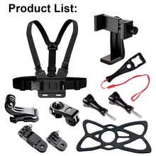 Chest Strap Mount Belt for Mobile Phone Iphone 14 Holder Chest Strap for Gopro Hero 12 11 10 9 DJI Action Camera Accessories POV