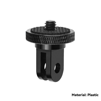 1/4 Inch Screw Tripod Adapter 360 Rotating Mount Holder for Go Pro 13 12 11 10 9 8 Insta360 One X2 X3 X4 DJI Camera Accessories