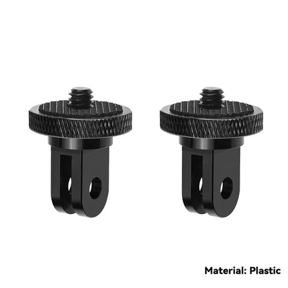 1/4 Inch Screw Tripod Adapter 360 Rotating Mount Holder for Go Pro 13 12 11 10 9 8 Insta360 One X2 X3 X4 DJI Camera Accessories
