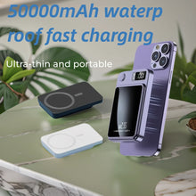 Portable 50000Mah Macsafe Magnetic Power Bank Fast Wireless