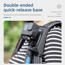 TELESIN 360° Rotation Backpack Strap Mount for  Hero 13 12 11 10 9 8 7 6 5 Insta360 SJCAM EKEN DJI Osmo Action Accessories