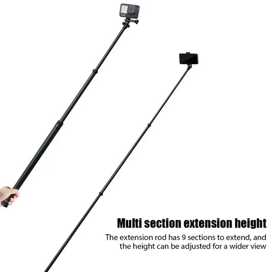 Carbon Fiber Invisible Extended Edition Selfie Stick for Insta360 X3 GO3 Action 4 Accessories 300CM for DJI Gopro Selfie Stick