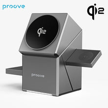 Proove Iron Hide QI2 3In1 15W Fast Charging Autorotation for Watch Earphone Wireless Charging