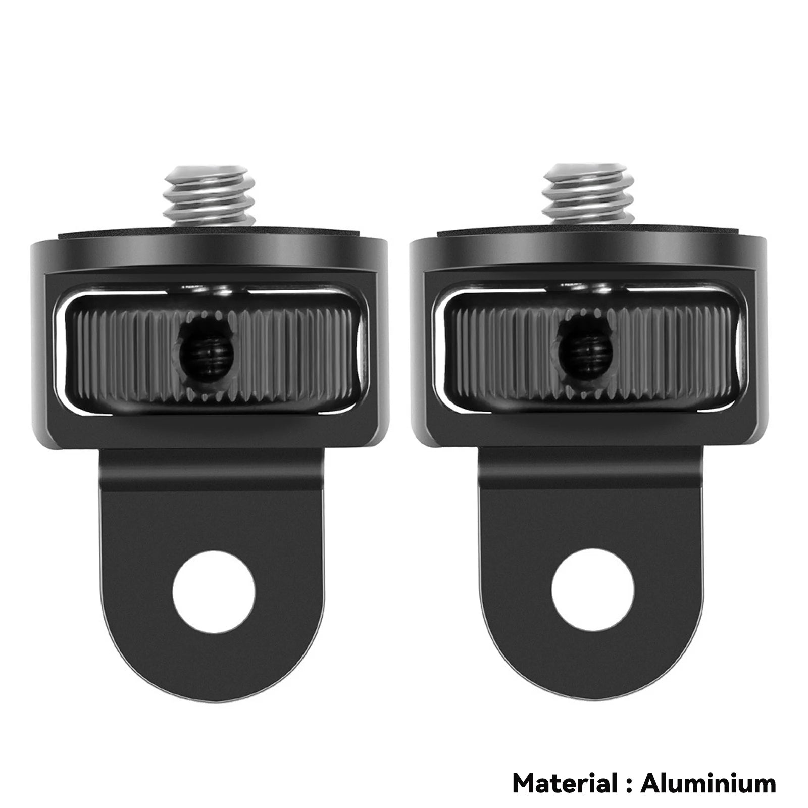 1/4 Inch Screw Tripod Adapter 360 Rotating Mount Holder for Go Pro 13 12 11 10 9 8 Insta360 One X2 X3 X4 DJI Camera Accessories