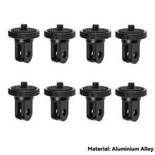 1/4 Inch Screw Tripod Adapter 360 Rotating Mount Holder for Go Pro 13 12 11 10 9 8 Insta360 One X2 X3 X4 DJI Camera Accessories